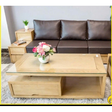 Casa 07 : Bàn Sofa , Bàn Coffee + Mặt Bàn Kính - 120cm 